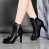 Womens Autumn Leather Boots - ROUTINE FASHION